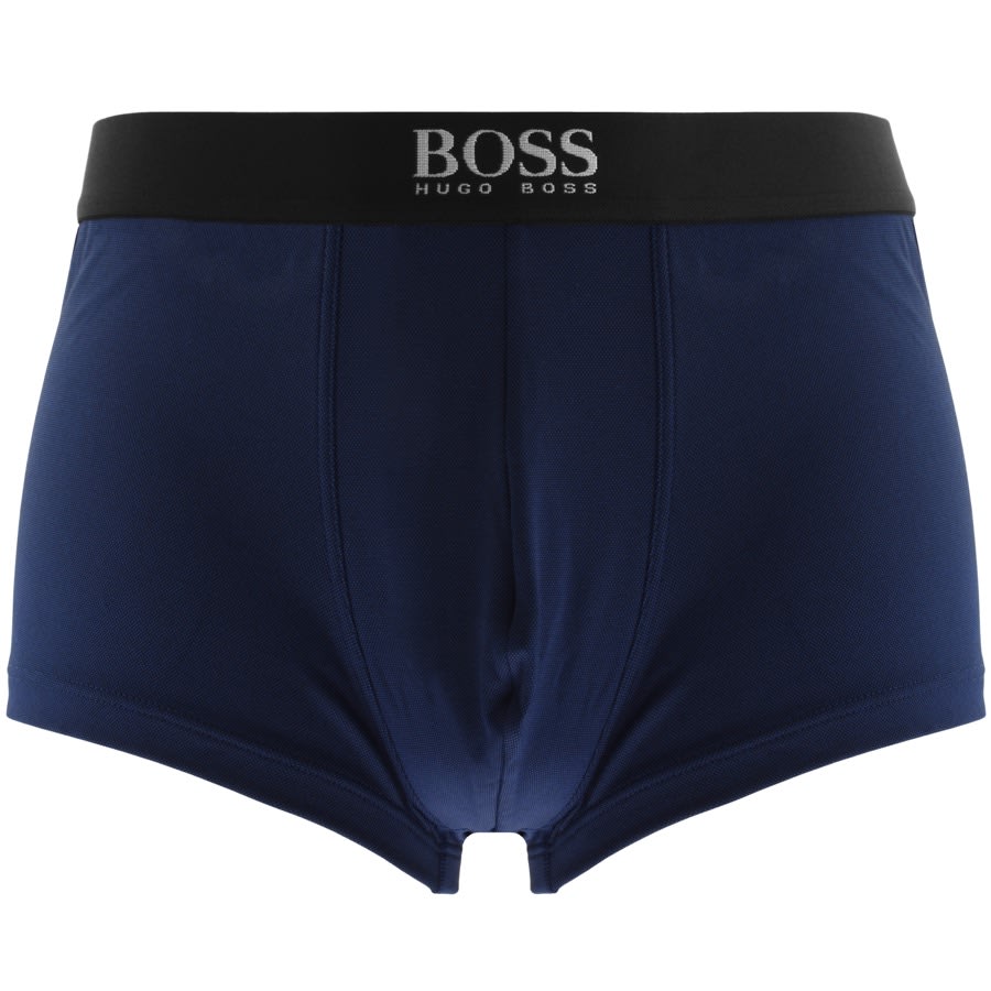 Alternative Image for ProductBOSS Underwear Microfiber Boxer Trunks Navy1